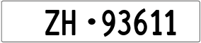 Truck License Plate